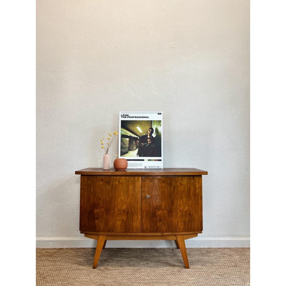 Bauchige DDR-Kommode – Jöhstädt, 97 cm
